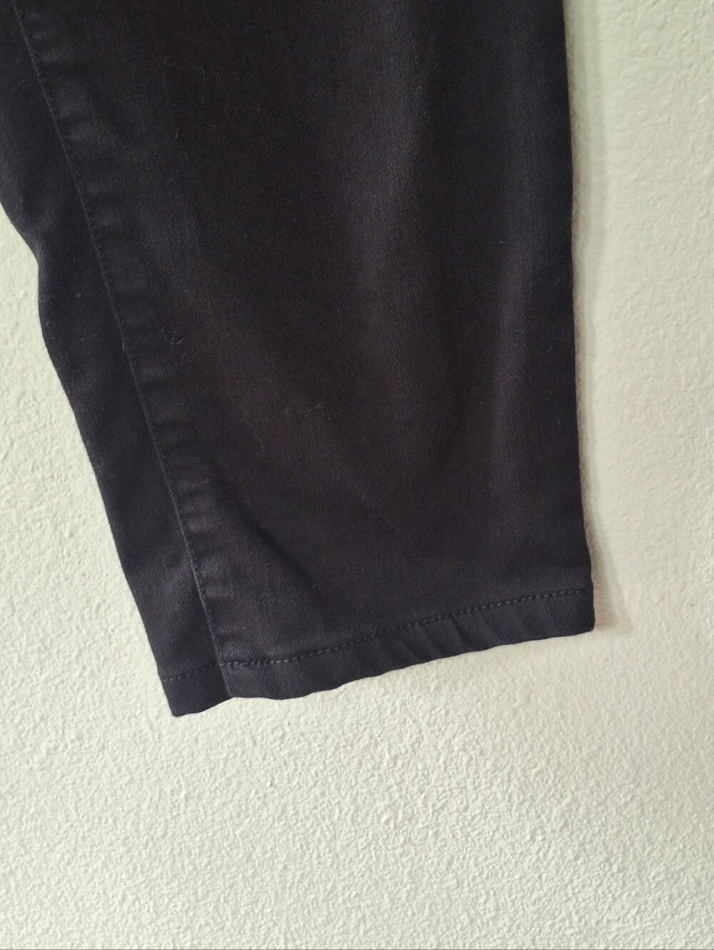 Eileen Fisher Petite Women Organic Cotton Straight Leg Stretch Jeans Black 28x26 - Picture 4 of 6